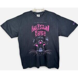 Rythm Premium Cannabis Animal Face Panther Seduce the Senses T-Shirt Sz XL Black